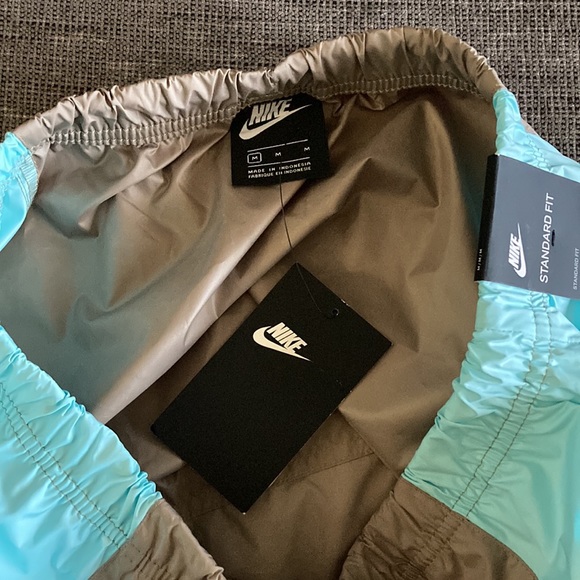 NWT Nike Icon Clash Colorblock Parachute Nylon Bungee Skirt M - Picture 6 of 7